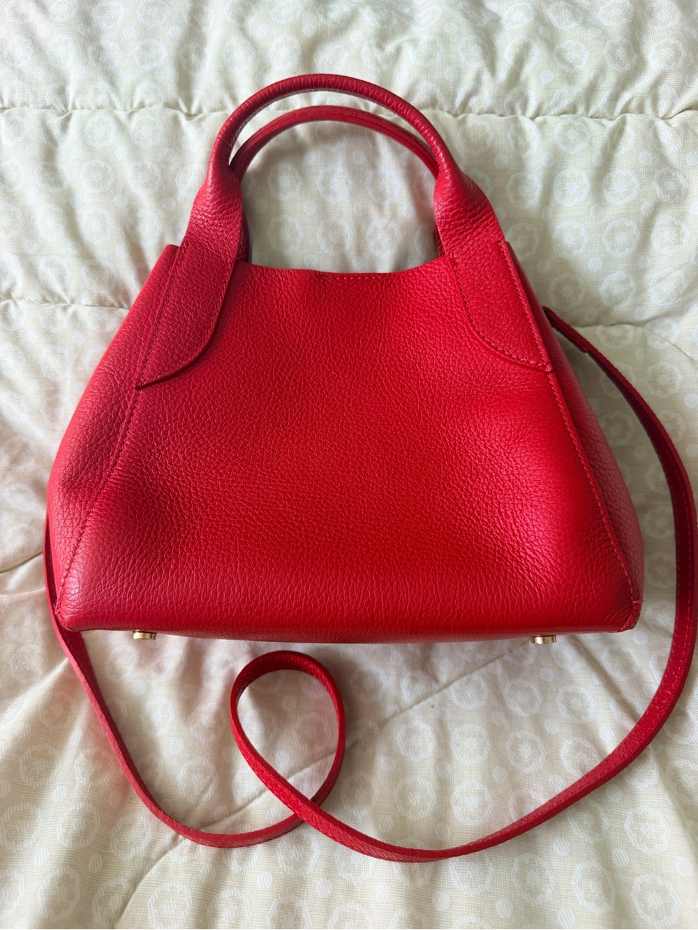 Red Leather Handbag